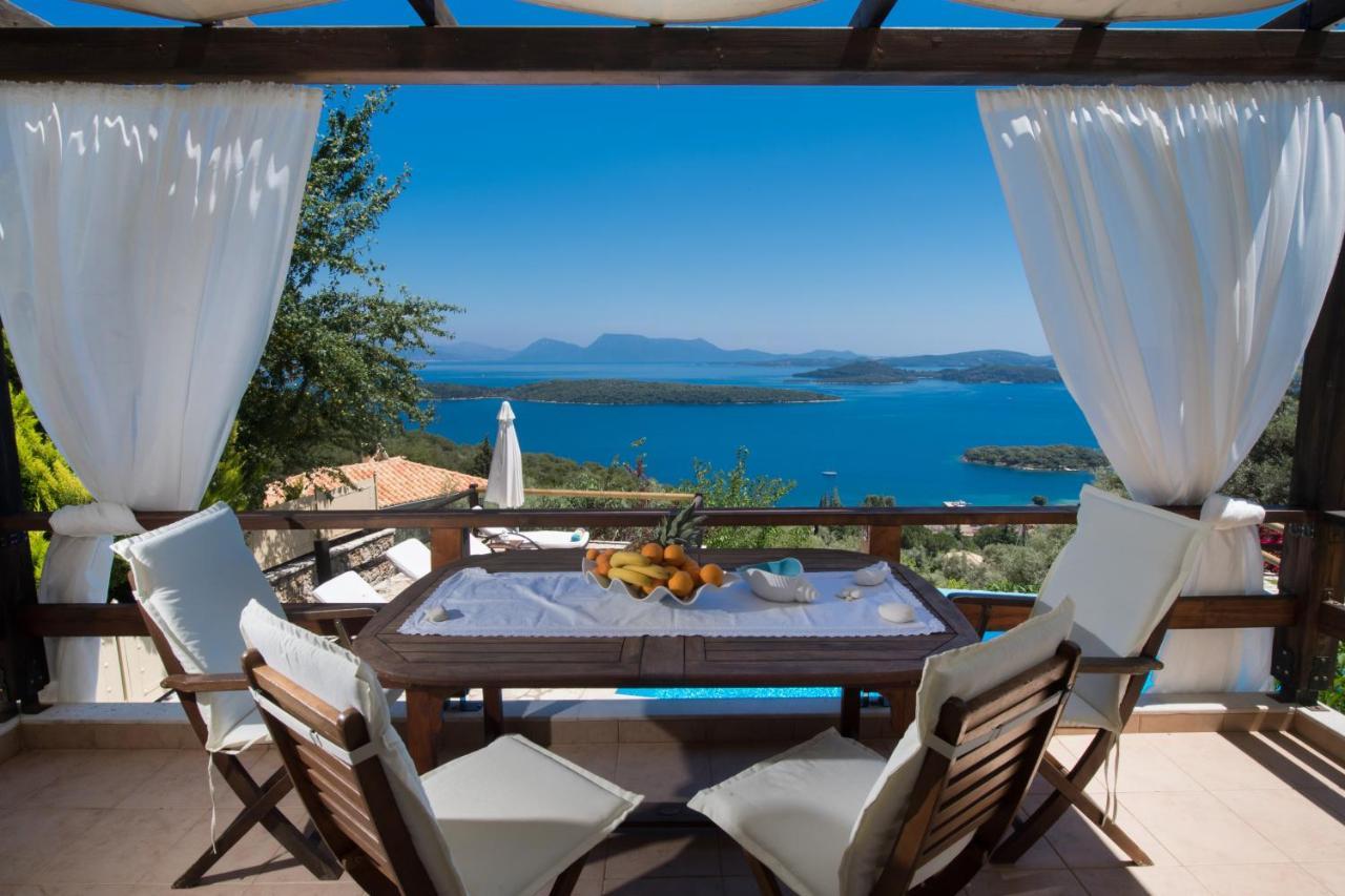 Villa Pasithea - Breathtaking Seaviews, Infinity Pool, Privacy, Close To The Beach Nydri  Exterior foto