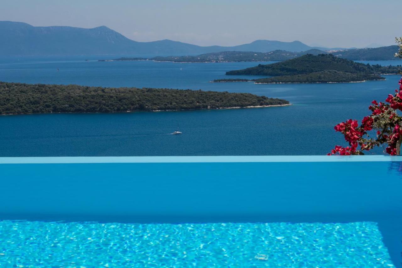 Villa Pasithea - Breathtaking Seaviews, Infinity Pool, Privacy, Close To The Beach Nydri  Exterior foto